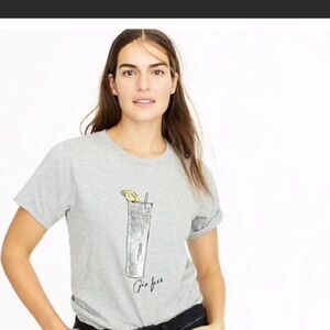 New J.Crew Gin Fizz t-shirt. Size XS